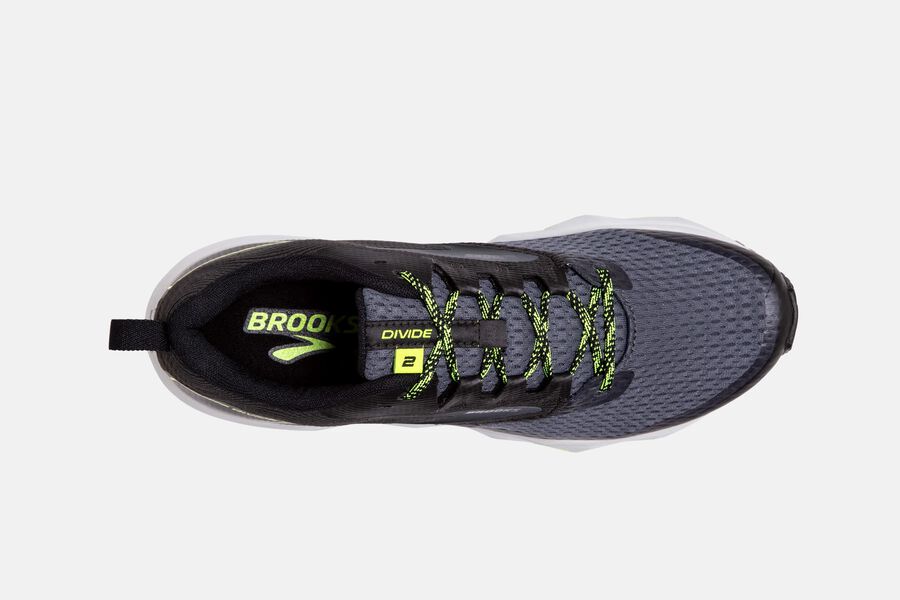 Brooks Divide 2 Trail Running Shoes Mens - Black - NOIQW-5376